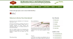 Desktop Screenshot of burhanriceintl.com